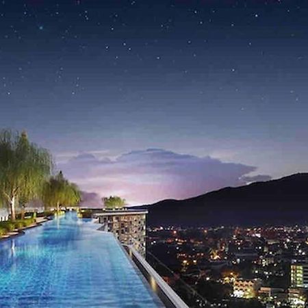 Astra Sky River无边泳池奢华温馨97㎡大三卧山景套房 Appartement Chiang Mai Buitenkant foto